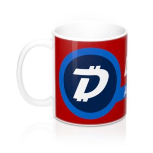 DigiByte Accepted Here (RED) Mug 11oz