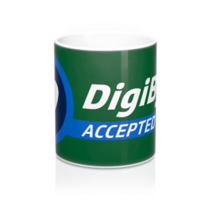 DigiByte Accepted Here (GREEN) Mug 11oz