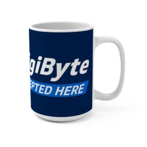 DigiByte Accepted Here Mug 15oz