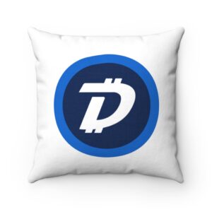 DigiByte / Digi-ID Spun Polyester Square Pillow