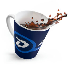 DigiByte Accepted Here Latte mug