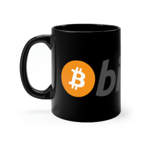 Bitcoin Black Mug 11oz